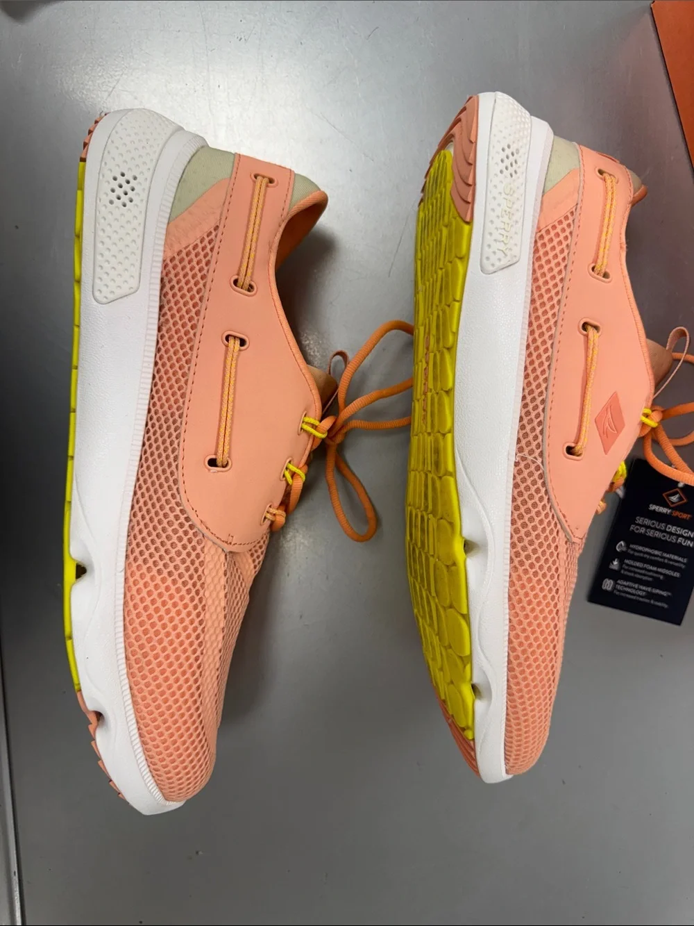 NIB NWT Sperry Coral Mesh Sport Boat Shoe
